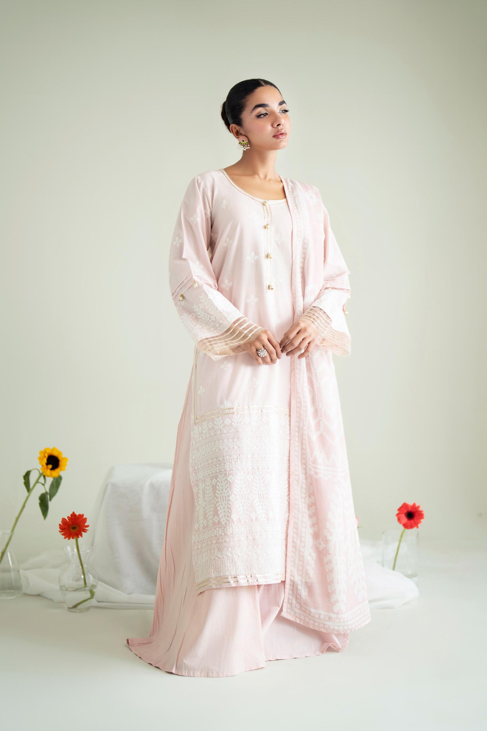 Cotton Lawn wider width Embroidery