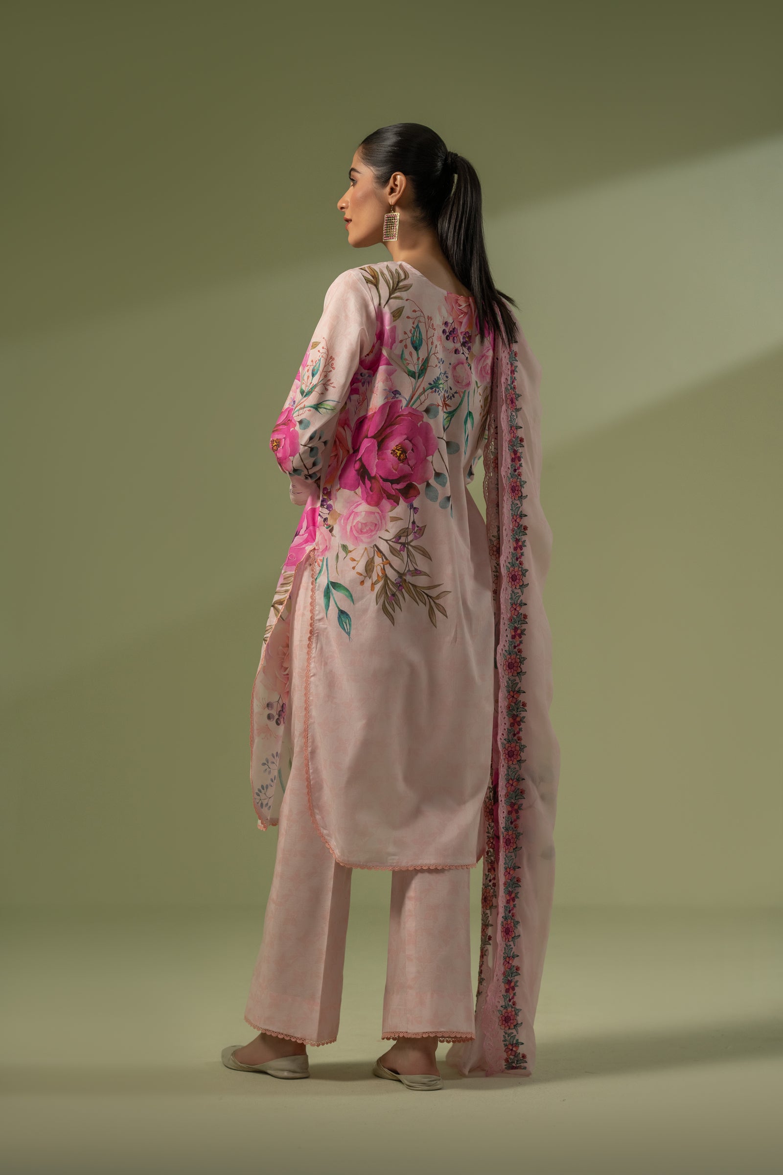 Lawn Digital Print Embroidery