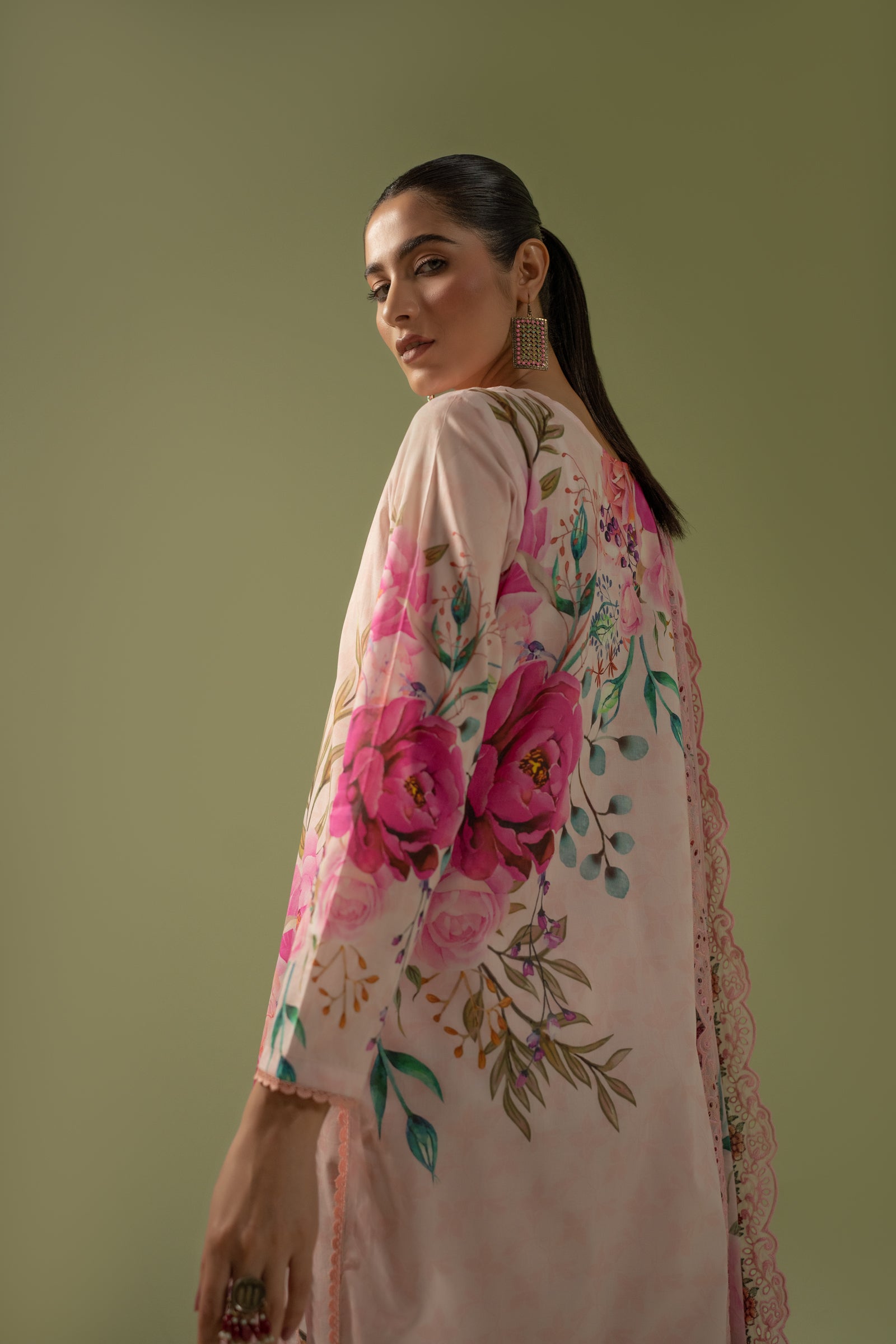 Lawn Digital Print Embroidery
