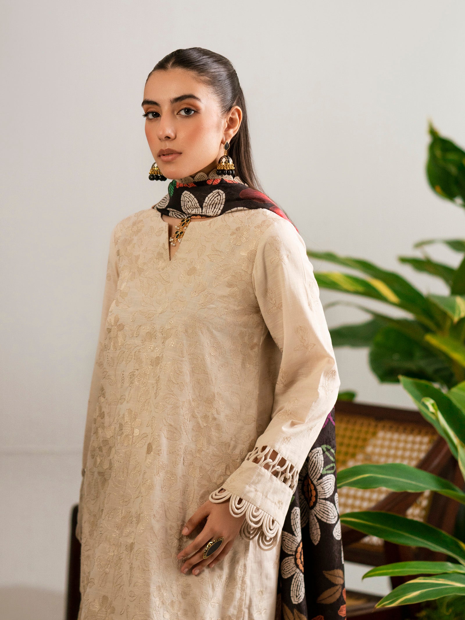Flex Khaddar Embroidery