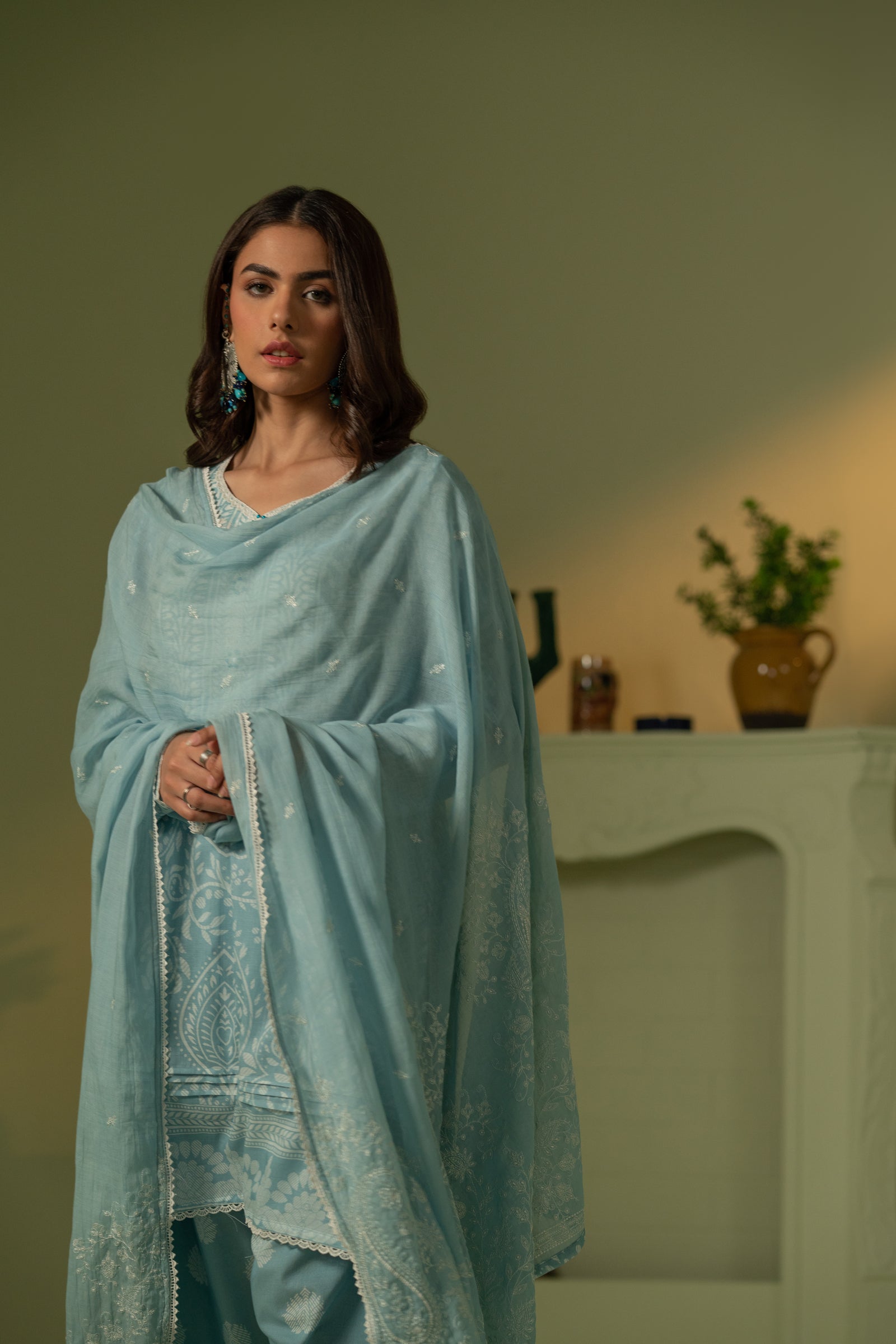 Lawn Digital Print Embroidery
