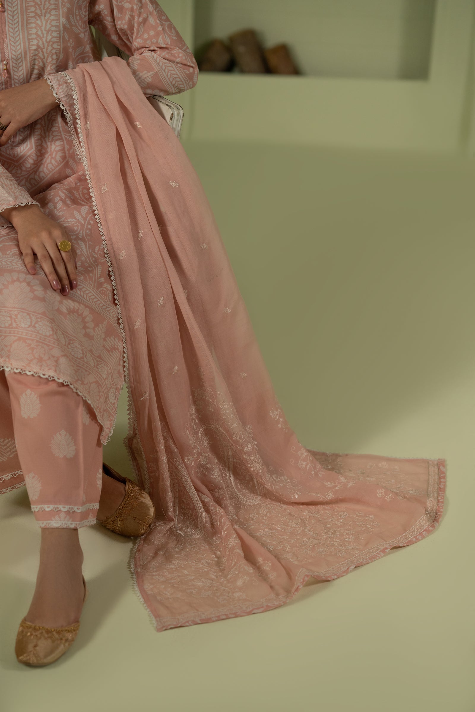 Lawn Digital Print Embroidery